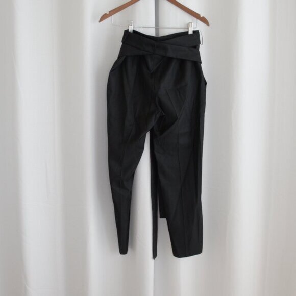 Stella McCartney Wool Trousers Sash Tie Sz 6 - Picture 2 of 5